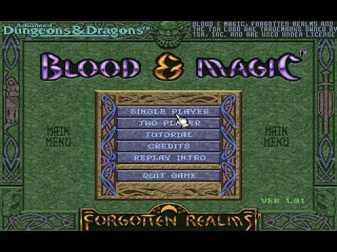 Blood & Magic (PC/DOS) Campaign-1, Red, 1996, Interplay, Tachyon Studios, TSR