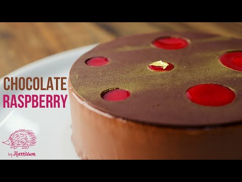 Chocolate and Raspberry Cake Recipe | チョコレートとラズベリーケーキ