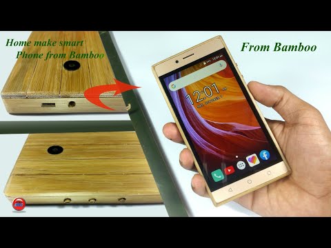 Home make smart phone from bamboo  || How to make smart phone using bamboo