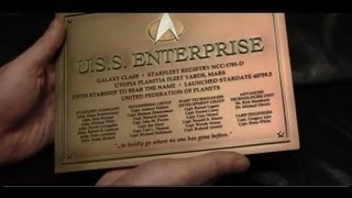 Star Trek Starships Collection #4 & 5 review:  Enterprise NX-01, Romulan Warbird, Plaque :o)