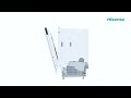 Hisense Hygiene Freestanding Dishwasher - D-Rated, Stainless Steel
