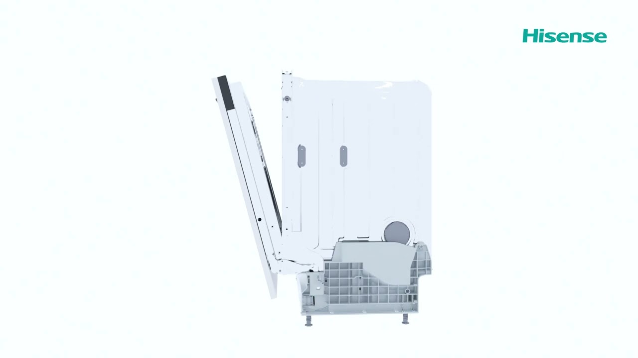 Hisense Hygiene Freestanding Dishwasher - D-Rated, Stainless Steel