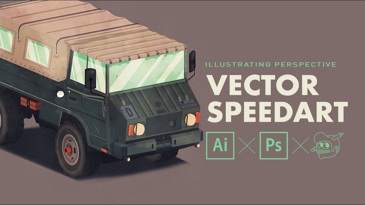 Vector truck illustration {Adobe Illustrator tutorial}