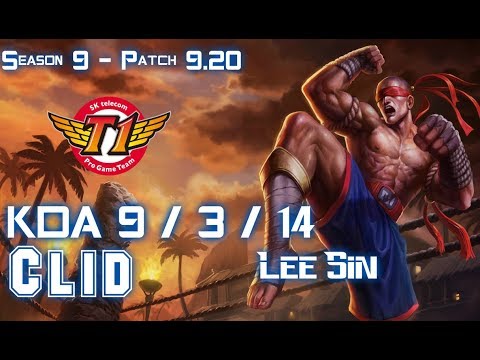 SKT T1 Clid LEE SIN vs NUNU Jungle - Patch 9.20 EUW Ranked