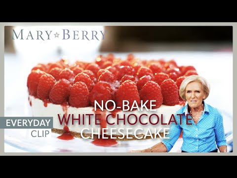 White Chocolate Cheesecake Recipe | Mary Berry Everyday | Mary Berry