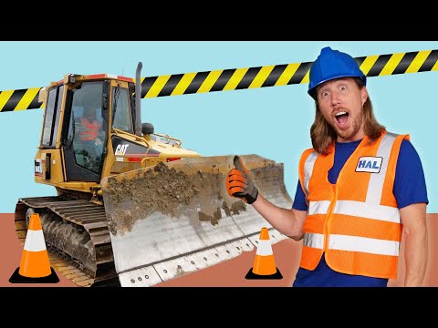 Bulldozer and Construction Equipment with Handyman Hal | Real Construction Equipment