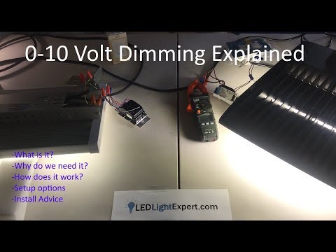 0-10V dimming Explained - What is 0-10 volt dimming?  How does it work?  Installation of 0-10v