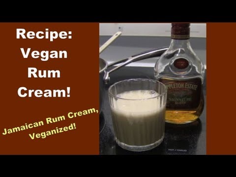 Recipe: Vegan Rum Cream!