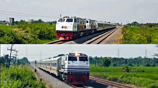 Download lagu DOUBLE TRAKSI CC 203‼️Kereta Api Kertanegara Saat Ditarik Lokomotif Double CC 203 mp3