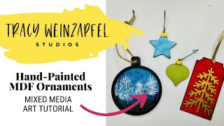 DIY Painted Christmas Ornaments (Easy Holiday Craft Tutorial with Acrylics)