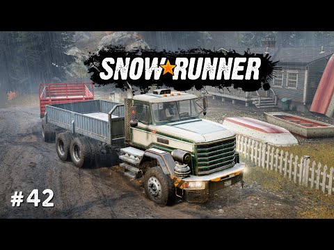 Snowrunner | Mission: "Reparatur am Flussufer" (Michigan) | Komplettlösung #42 | Gameplay