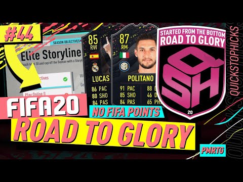 FIFA 20 ROAD TO GLORY #44 I ELITE STORYLINE OBJECTIVE COMPLETED I SERIE A LEAGUE PLAYER