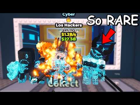 I Got Worlds Only CYBER LOS HACKERS in Roblox Steal A Brainrot...