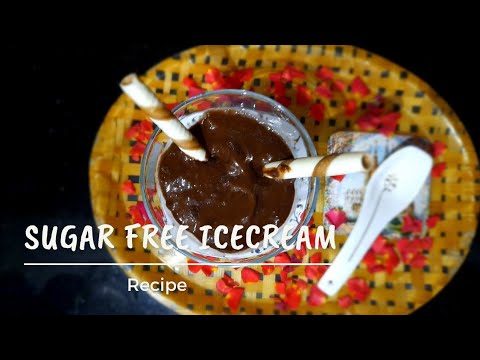 Instant sugar free Icecream |Healthy diet recipes|chocolate icecream
