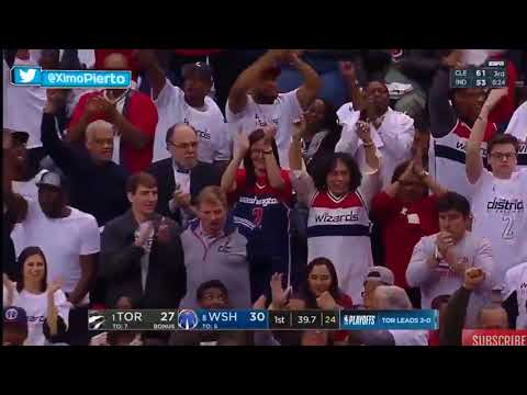 Bradley Beal Full Game 3 Highlights Wizards vs Raptors 2018 Playoffs   28 Points