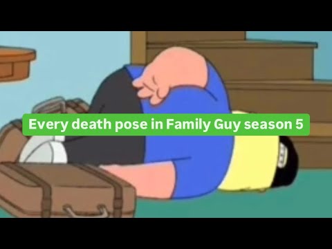 Every death pose in Family Guy season 5