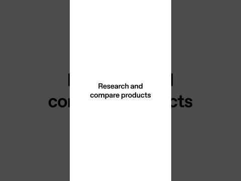 ChatGPT Shopping | Research and compare products without all the tabs.