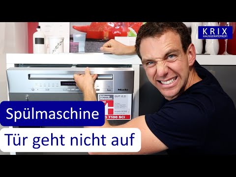 Miele dishwasher door won't open - Dishwasher with AutoOpen cannot be opened