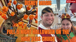 🎃 Disney Magic FULL CRUISE EXPERIENCE | Halloween on the High Seas | Bahamas Cruise 2025 ✨
