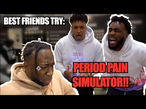 Guys Try PERIOD PAIN SIMULATOR!