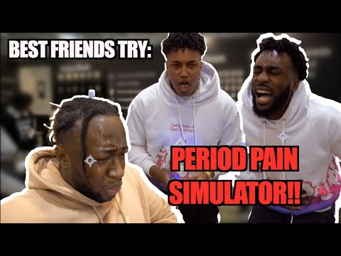 My Husband Tries a Period Pain Simulator! 