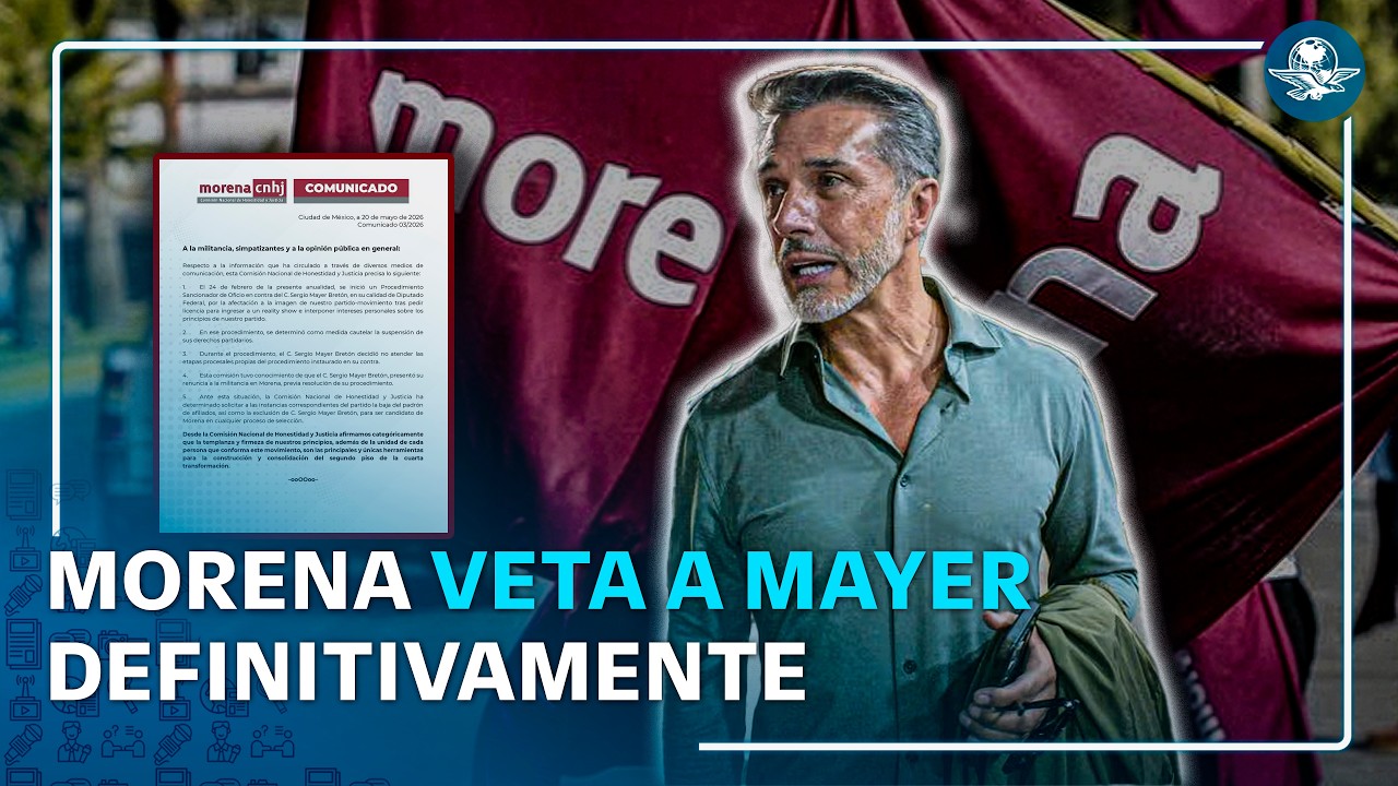 Sergio Mayer vetado de Morena tras renunciar; lo acusan de dañar al partido