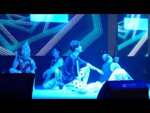 131026 Vizit Korea NU'EST Sleep Talking (Minhyun focus)