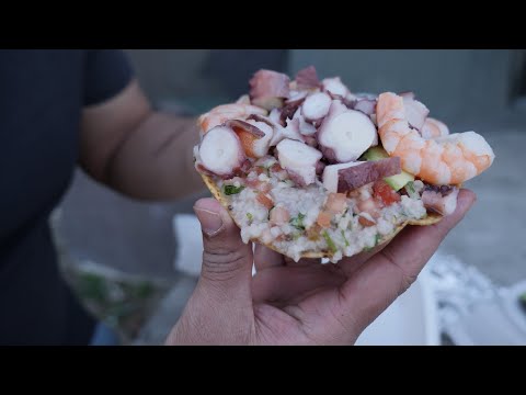 MONSTER SEAFOOD TOSTADAS - Mariscos 4 Vientos -...