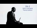 26-2-John Coltrane's (Bb) Transcription  Transcribed by Carles Margarit