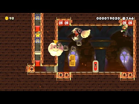 Super Mario Maker 2 - Chain Chomp Fotres Boss-3 by Currantbit - No Commentary