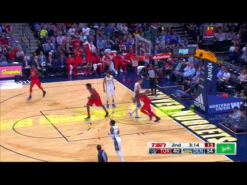 Raptors Highlights: Serge Ibaka Drive and Slam - November 1, 2017