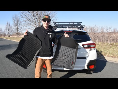 WEATHERTECH VS OEM FLOORMATS COVERAGE.. 2020 SUBARU CROSSTREX UPGRADES