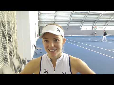 1st W60 EMPIRE Women's Indoor 2022: Katie Swan's interview after she advanced to the semifinals