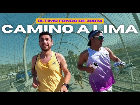 Entrenamiento de 30k previos al Maratón de Lima