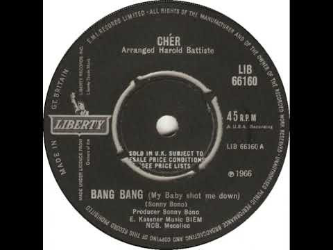 UK New Entry 1966 (92) Cher - Bang Bang (My Baby Shot Me Down)