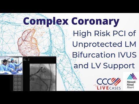 High Risk PCI of Unprotected LM Bifurcation IVUS and LV Support - January 16, 2018