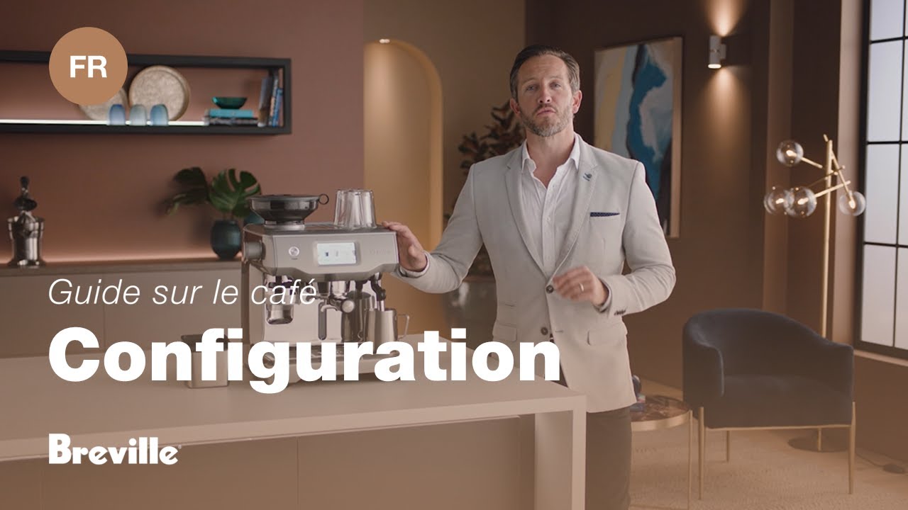 Guide didactique du café Breville - Déballage et pièces