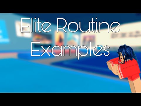 Roblox Gymnastics Gymnasium Practicing Gymnastics - 