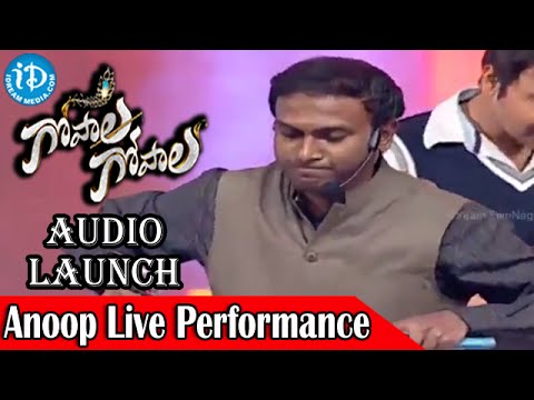 Anoop Rubens Live Performance | Gopala Gopala Audio Launch | Pawan Kalyan | Venkatesh
