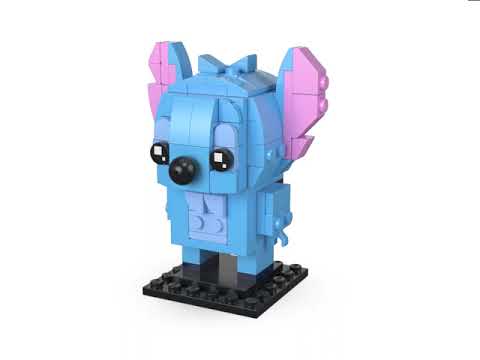 Vidéo LEGO BrickHeadz 40674 : Stitch