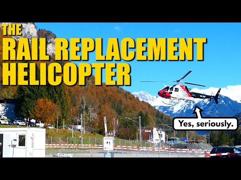 For 2 Weeks, Switzerland Has A Rail Replacement Helicopter
