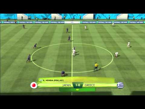2014 FIFA World Cup Brazil Simulation - Match 22 - Japan vs Greece Group Stage