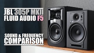 Video thumbnail for Fluid Audio F5 vs JBL 305P MKII  ||  Sound & Frequency Response Comparison by DSAUDIO.review