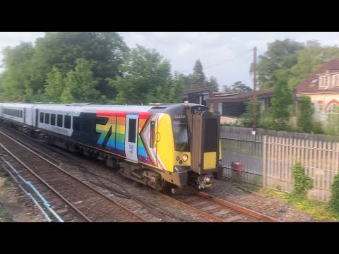 Class 444 Desiro | 444019 + 444042 | New Trainbow Livery | South Western Railway