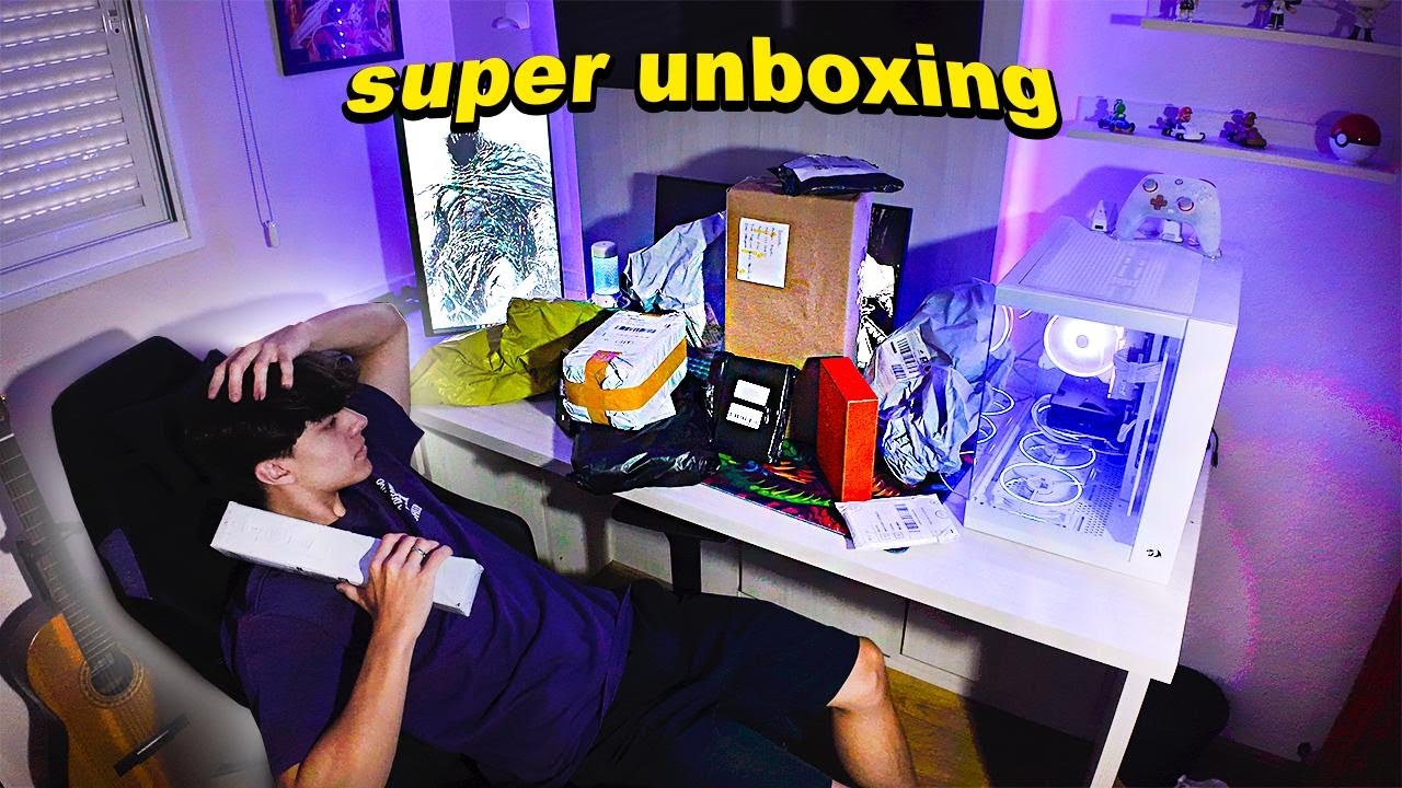 Fiz um SUPER UNBOXING com várias coisas da INTERNET!