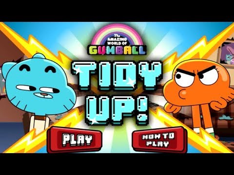 The Amazing World of Gumball - TIDY UP! [Cartoon Network Games] Video