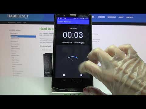 How to Record Sounds in DOOGEE S70 - Sound Recorder app