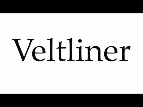 How to Pronounce Veltliner