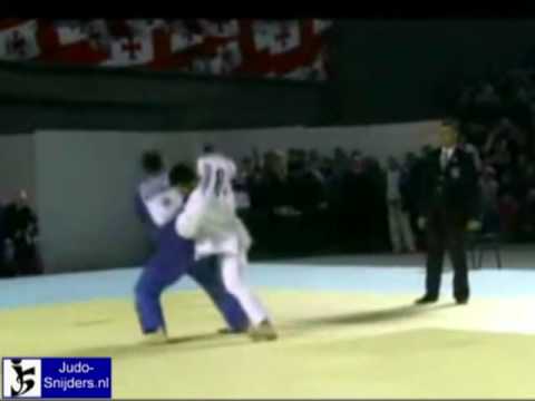 Judo 2009 Tbilisi: Jeannin (FRA) - Khutsishvili (GEO) [-81kg].