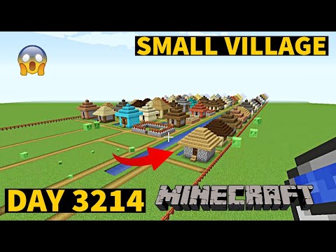 AMAZING: I Built a Village in Minecraft Creative Mode in 3214 Days!